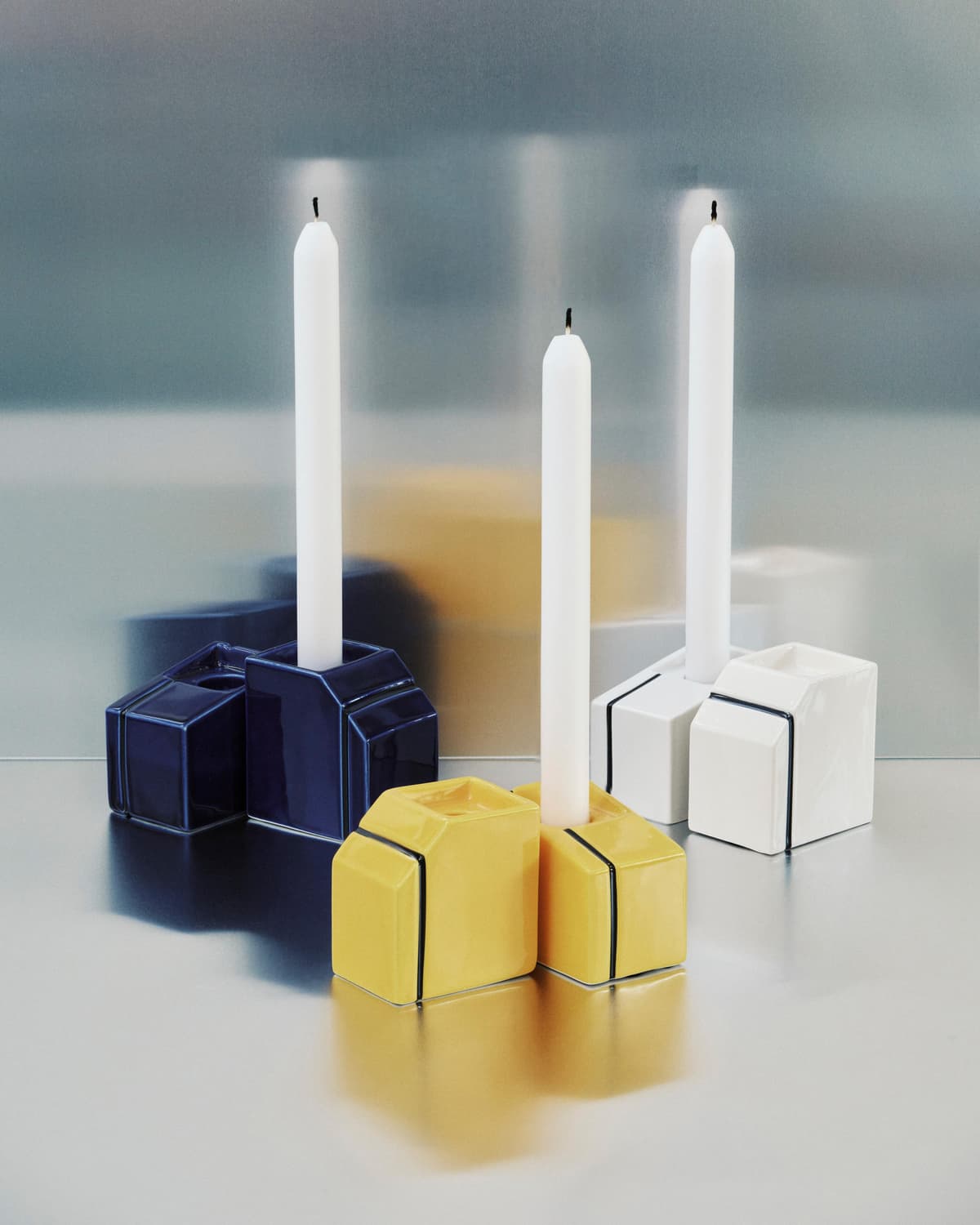 Serax Silos Kandelaar Set Van 2 Orange thumbnail 2