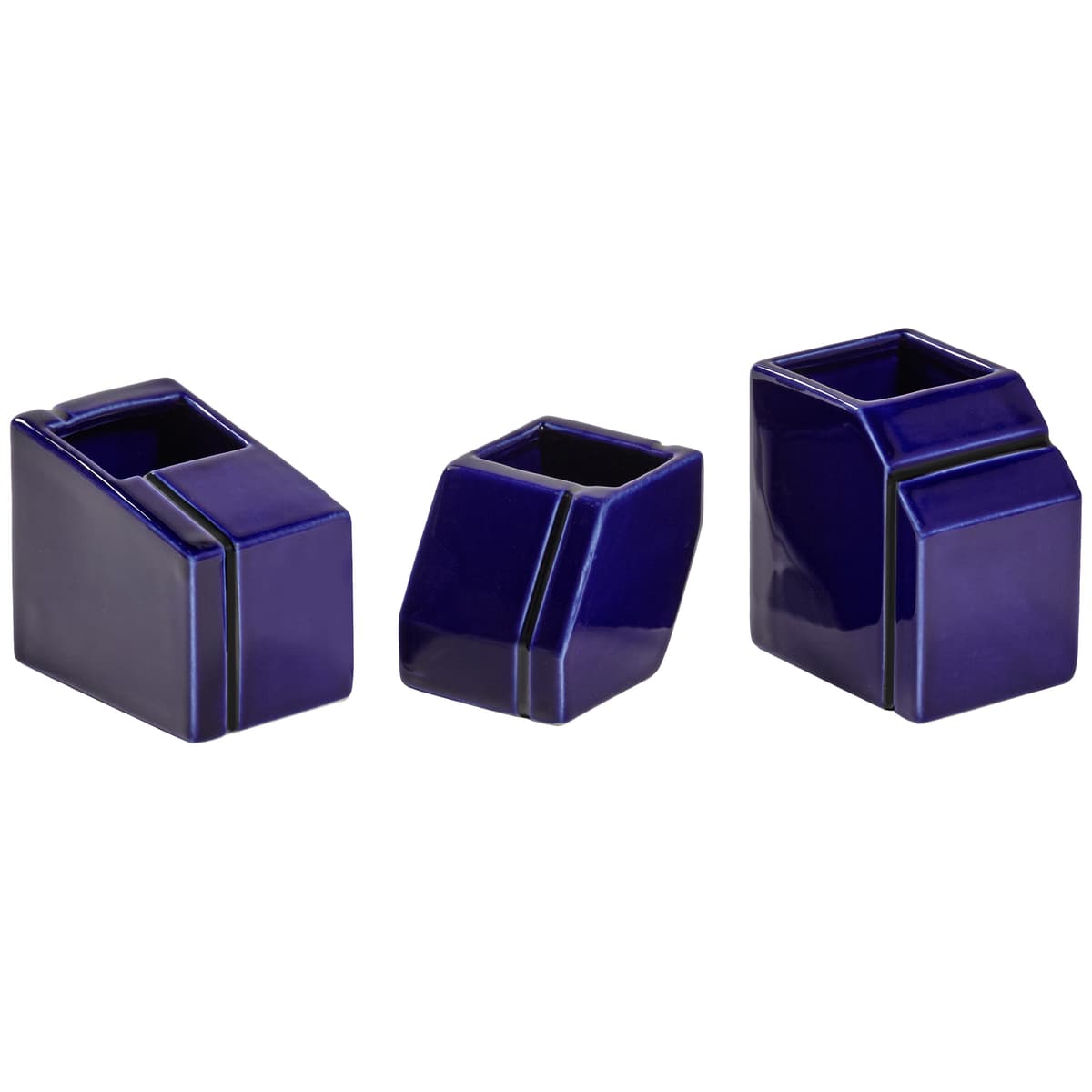 Serax Silos Mini Vaas Set Van 3 Blue