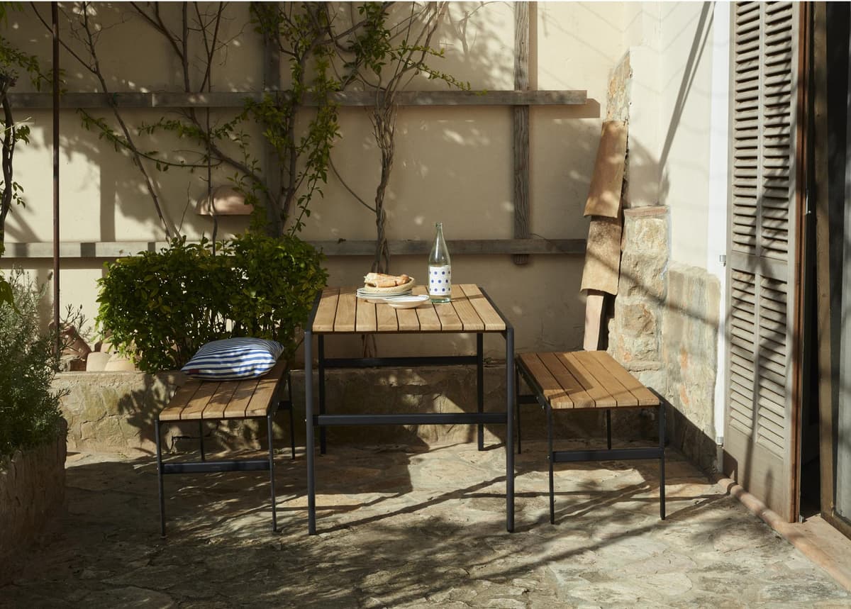 Fritz Hansen Reform Tuintafel 125x71 Anthracite Black thumbnail 2