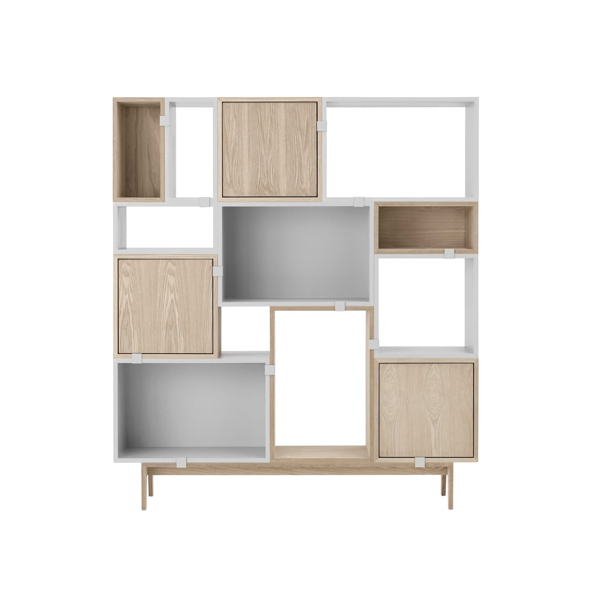 Muuto Stacked 2.0 Kast Met Backboard Large Wit thumbnail 4
