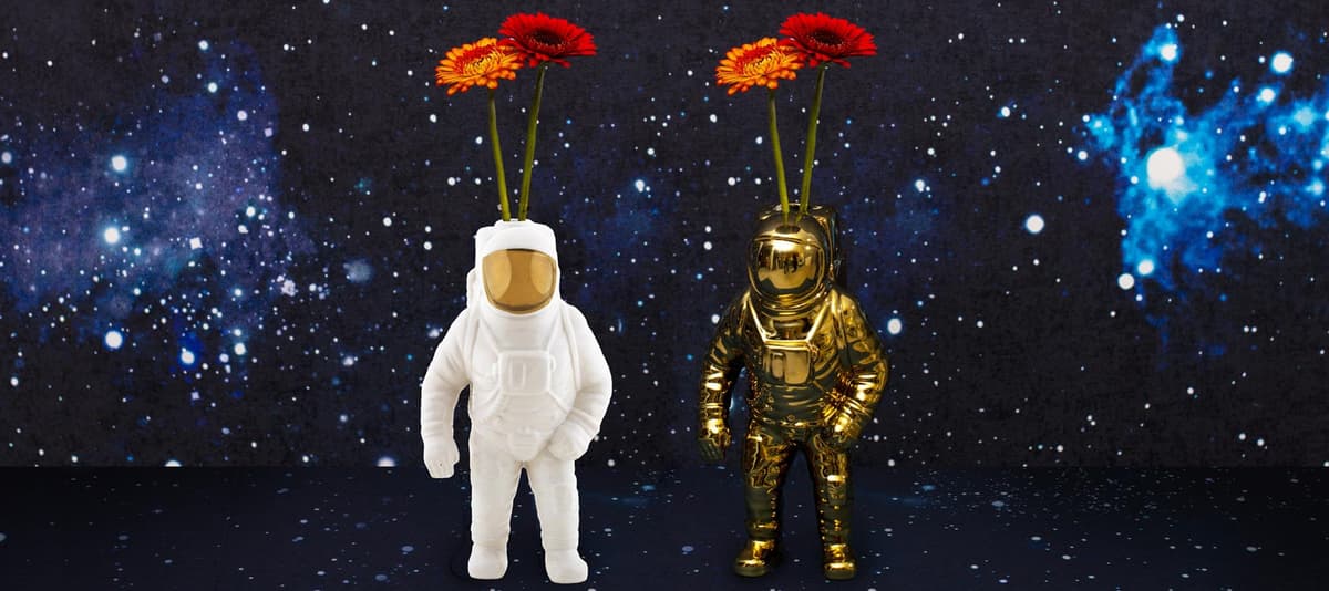 Seletti Cosmic Diner Starman Vaas Wit thumbnail 2