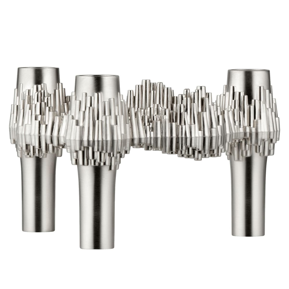 Stoff Nagel Quist Kandelaar Geborsteld Chroom