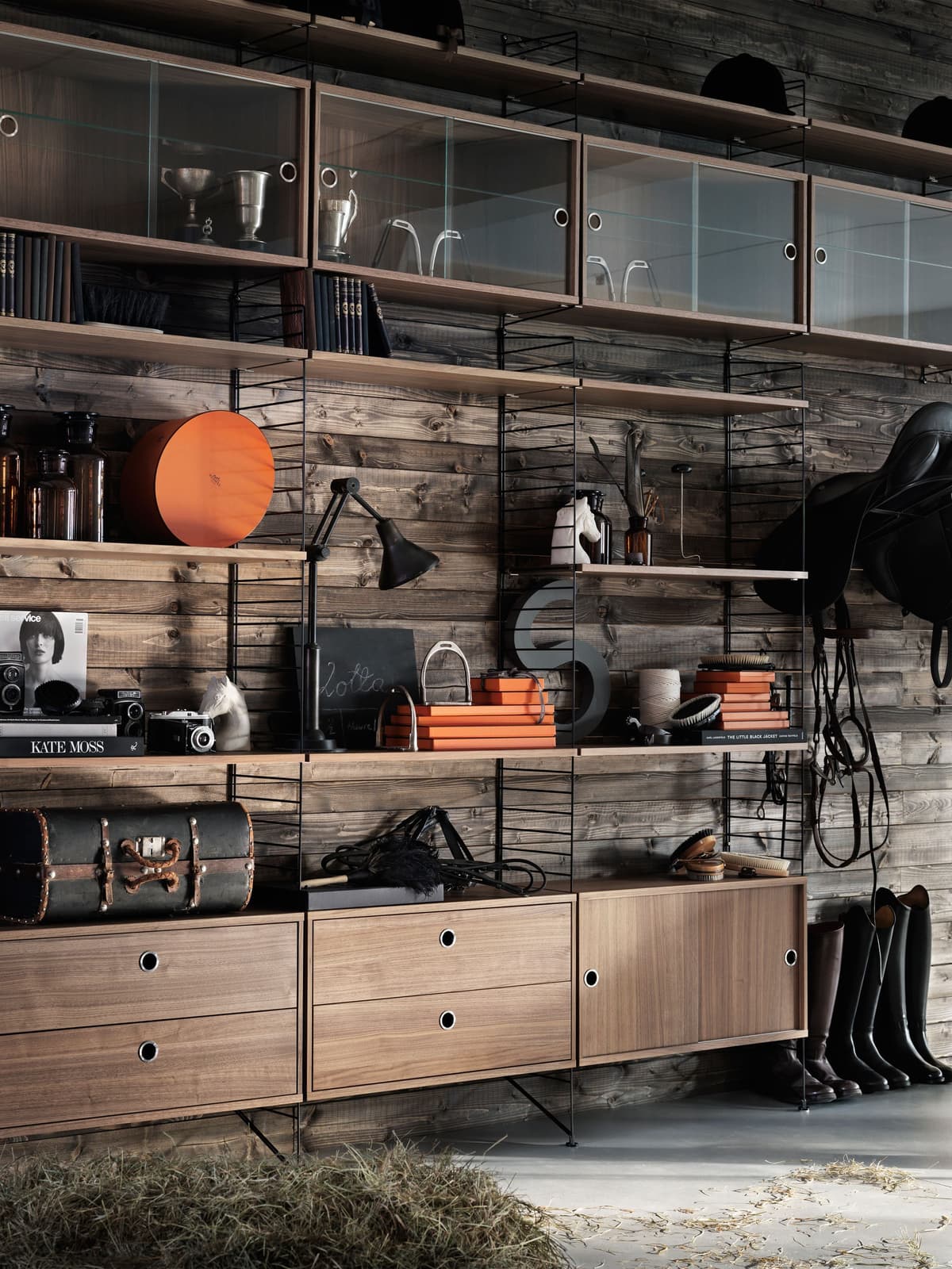 String Furniture Vitrinekast 78 X 30 X 42 Cm Naturel Essen thumbnail 2