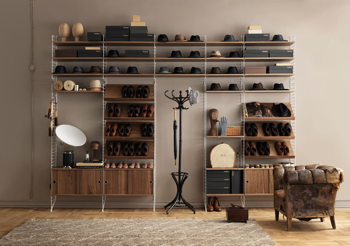 String Furniture Floor Side Panel 1-pack 30 X 85 Cm Donkergrijs thumbnail 2