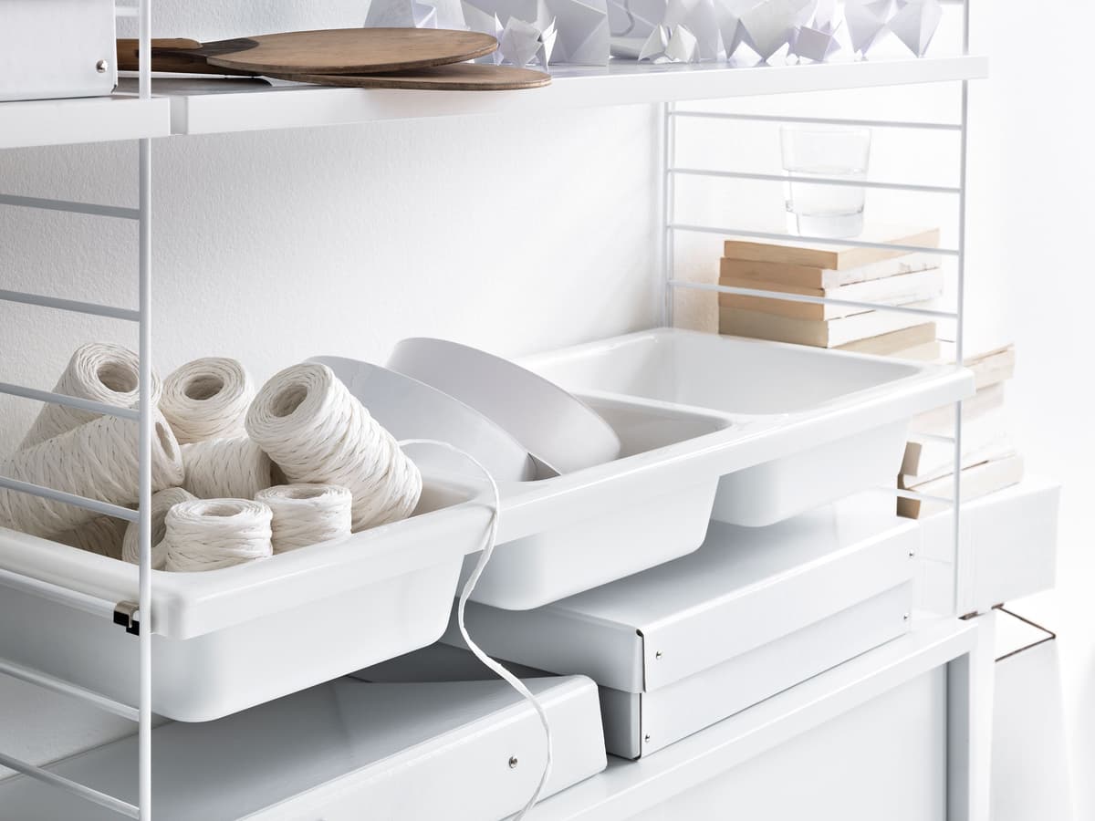 String Furniture Floor Side Panel 2-pack 30 X 85 Cm Zwart thumbnail 2