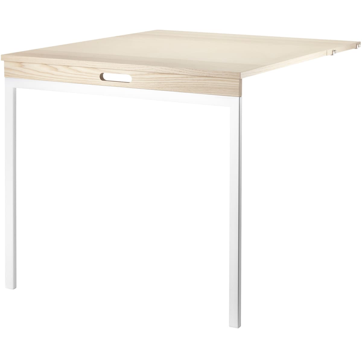 String Furniture Klaptafel 78 X 96 Cm Naturel Essenhout/wit