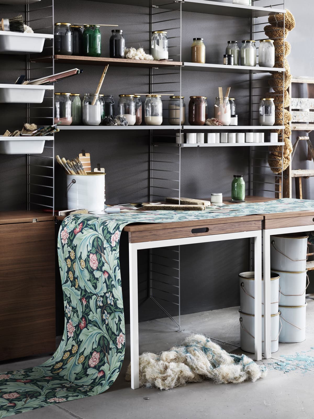 String Furniture Folding Table 78 X 96 Cm Beige/beige thumbnail 4