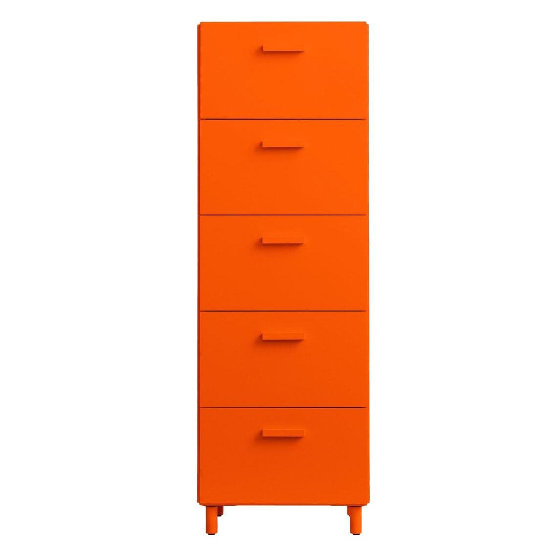 String Furniture Relief Tall Ladekast 41x115 Oranje