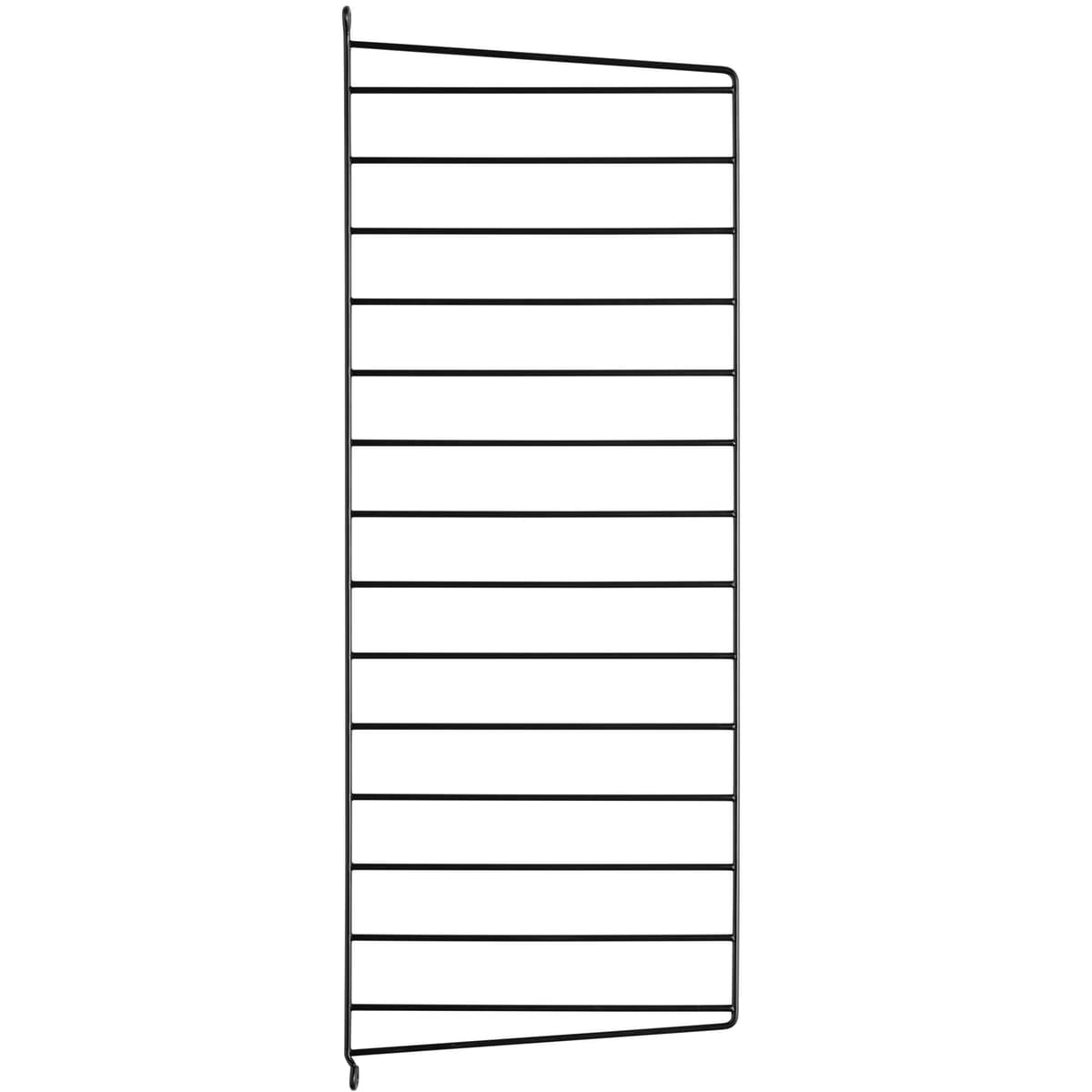 String Furniture Wall Side Panel 2-pack 30 X 75 Cm Zwart