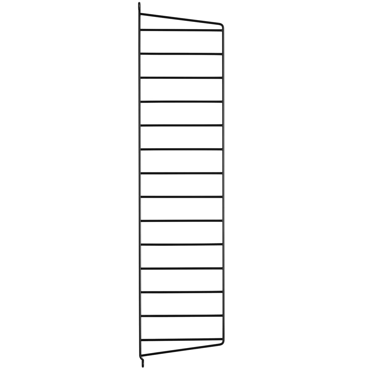 String Furniture Wall Side Panel 2-pack 20 X 75 Cm Zwart