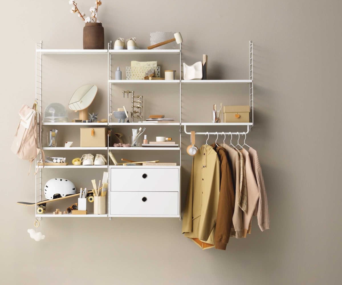 String Furniture Wall Side Panel 1-pack 50 X 30 Cm Donkergrijs thumbnail 2