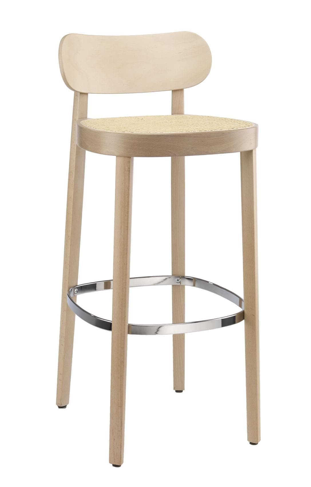 Thonet 118 H Barkruk 75cm Licht Beuken