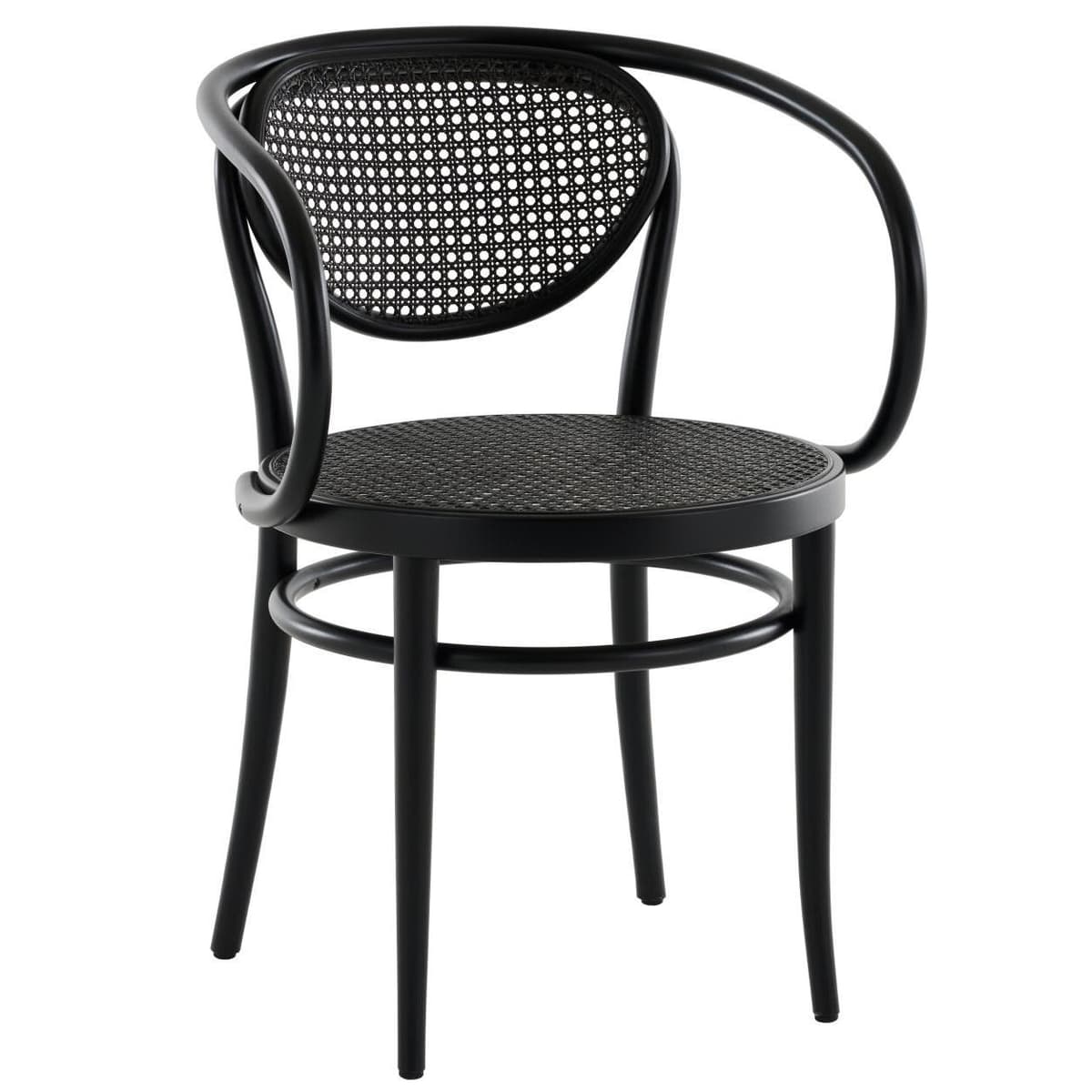 Thonet 210 R Stoel Zwart