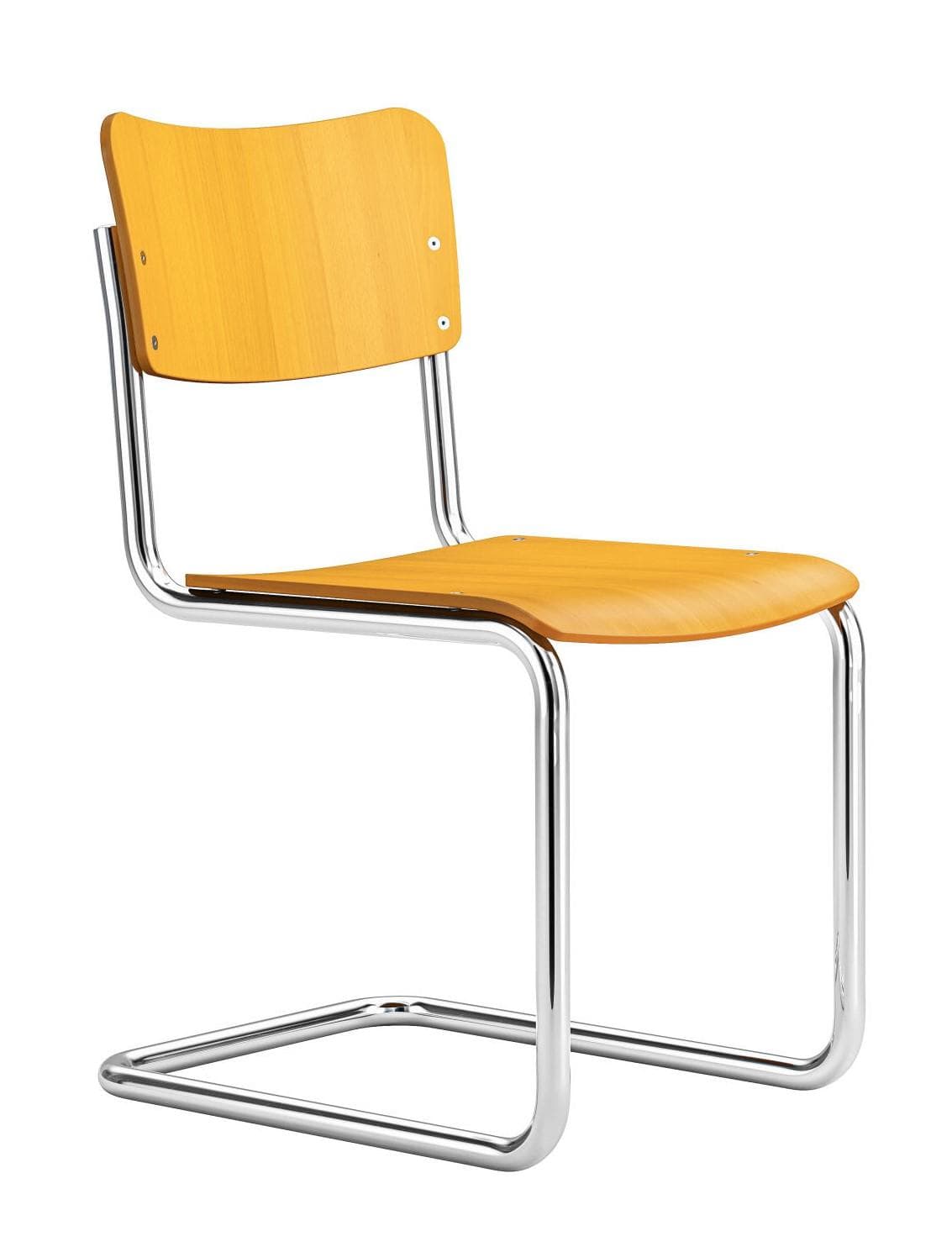 Thonet S43 K Kinderstoel Geel
