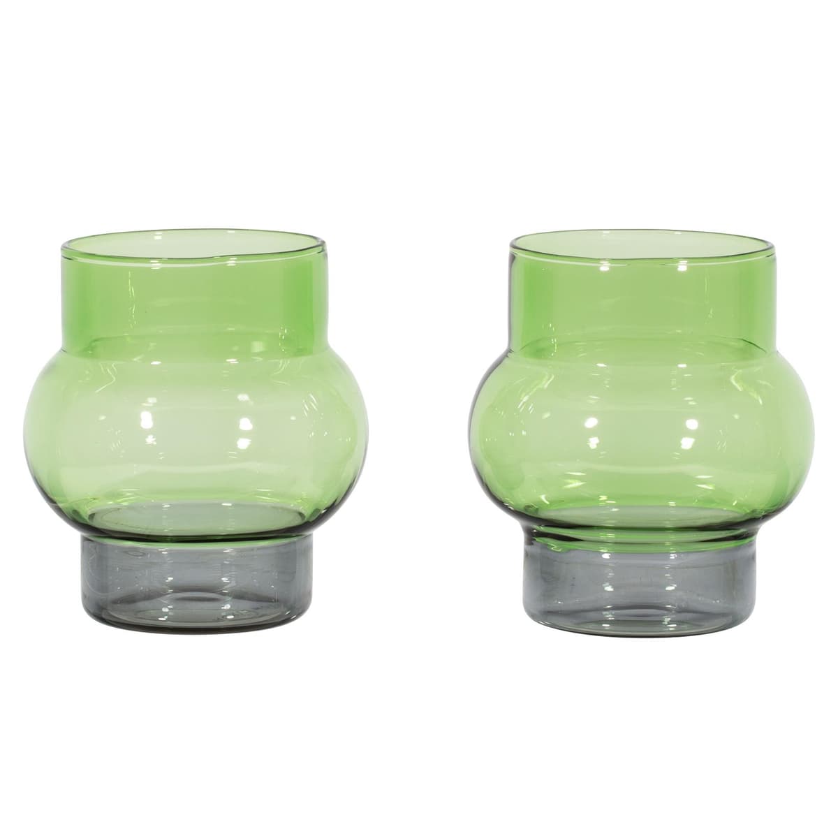 Tom Dixon Bump Short Glazen Set Van 2 Groen