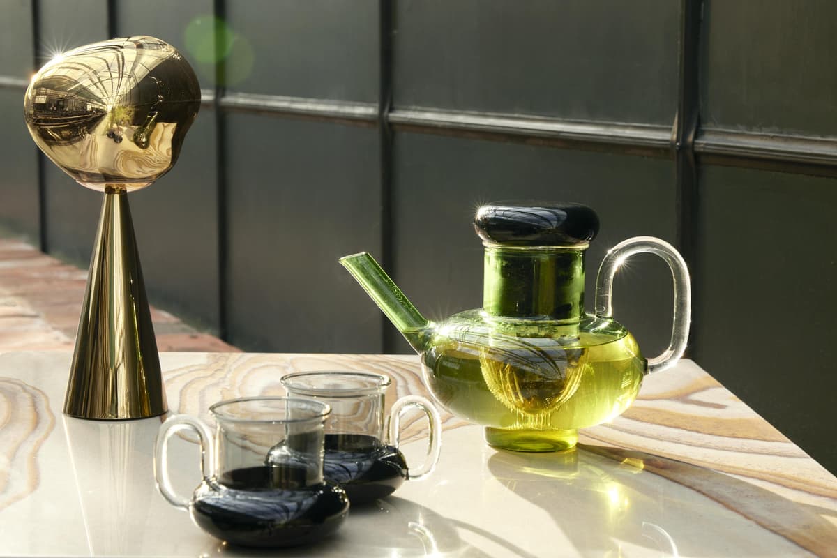 Tom Dixon Bump Theepot Zwart/groen thumbnail 4