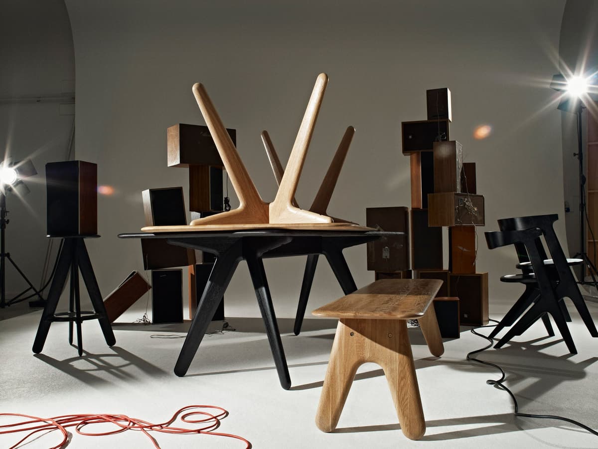 Tom Dixon Slab Bar Stool Barkruk Zwart thumbnail 3