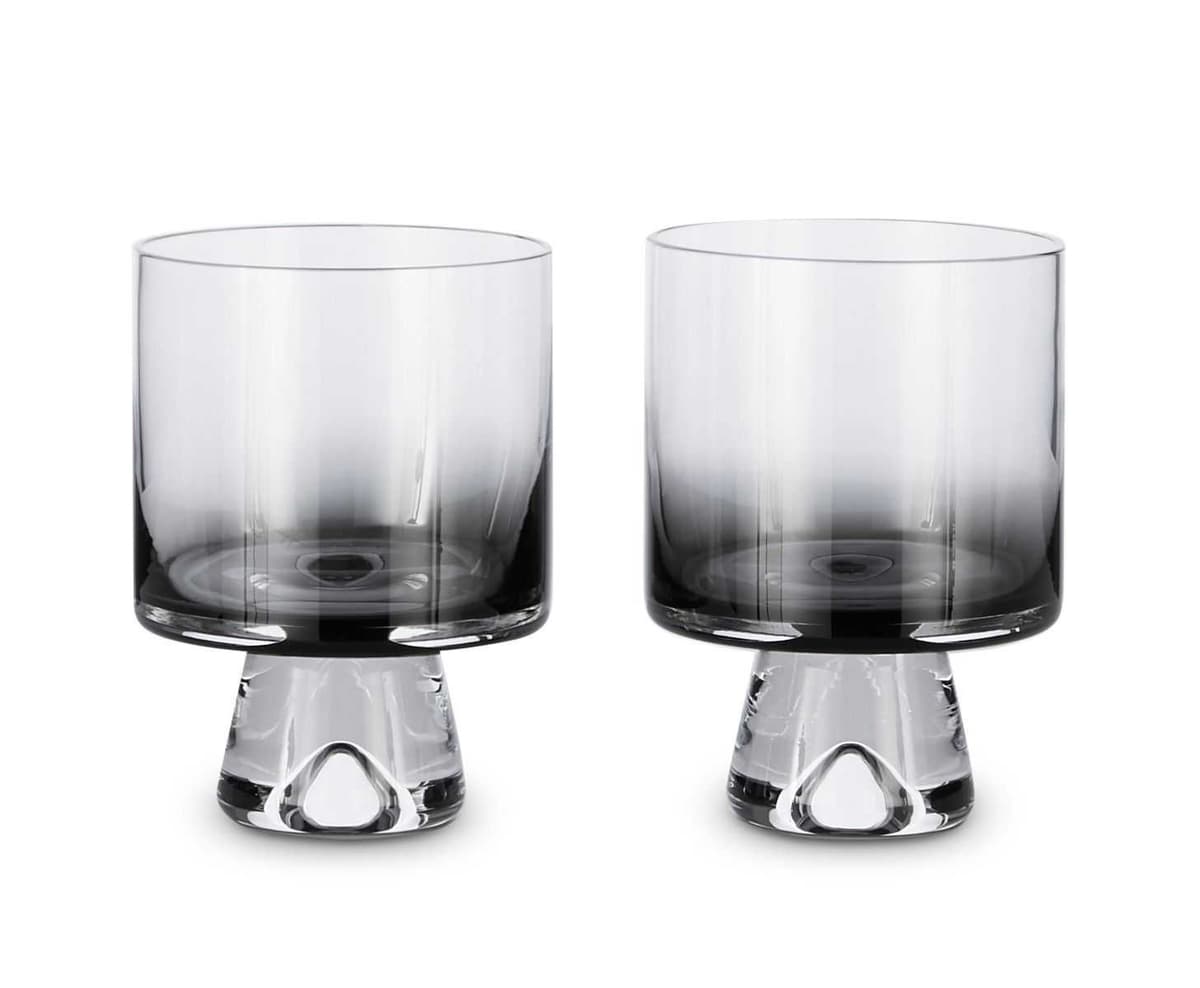 Tom Dixon Tank Low Ball Glas Set Van 2 Zwart