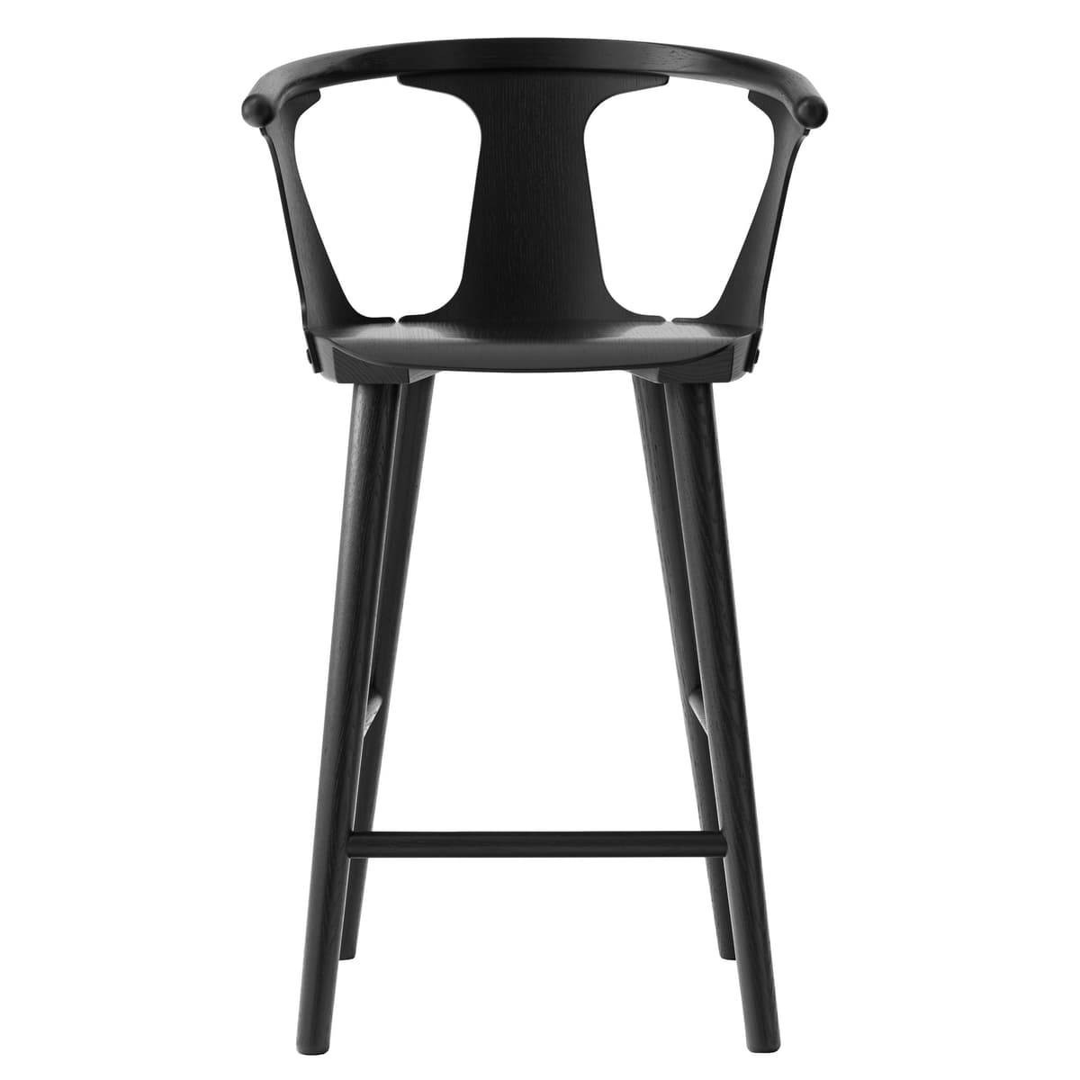 &tradition In Between Barkruk 75cm Zwart Eiken