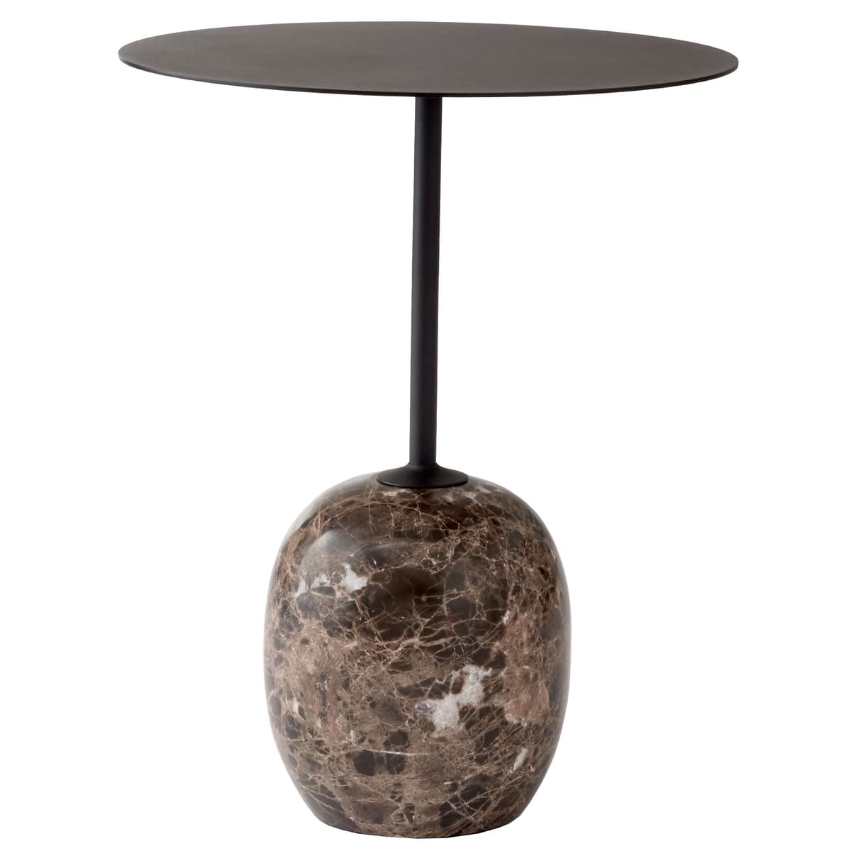 &tradition Lato BijzettafelØ40 Zwart