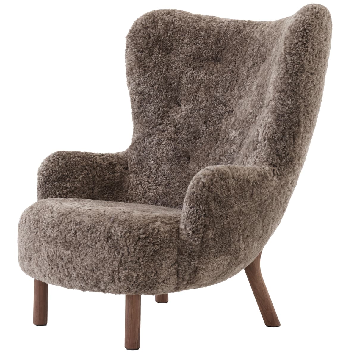 &tradition Petra VB3 Fauteuil Walnoot  Sheepksin Sahara
