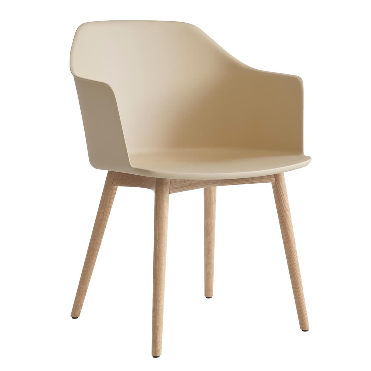 &tradition Rely HW76 Stoel Onderstel Eikenhout Beige Zand