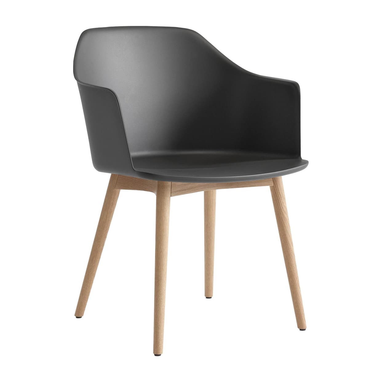 &tradition Rely HW76 Stoel Onderstel Eikenhout Stone Grey