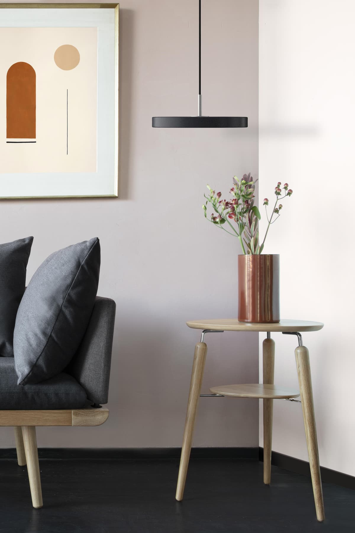 Umage My Spot Bijzettafel Eiken - Staal thumbnail 4