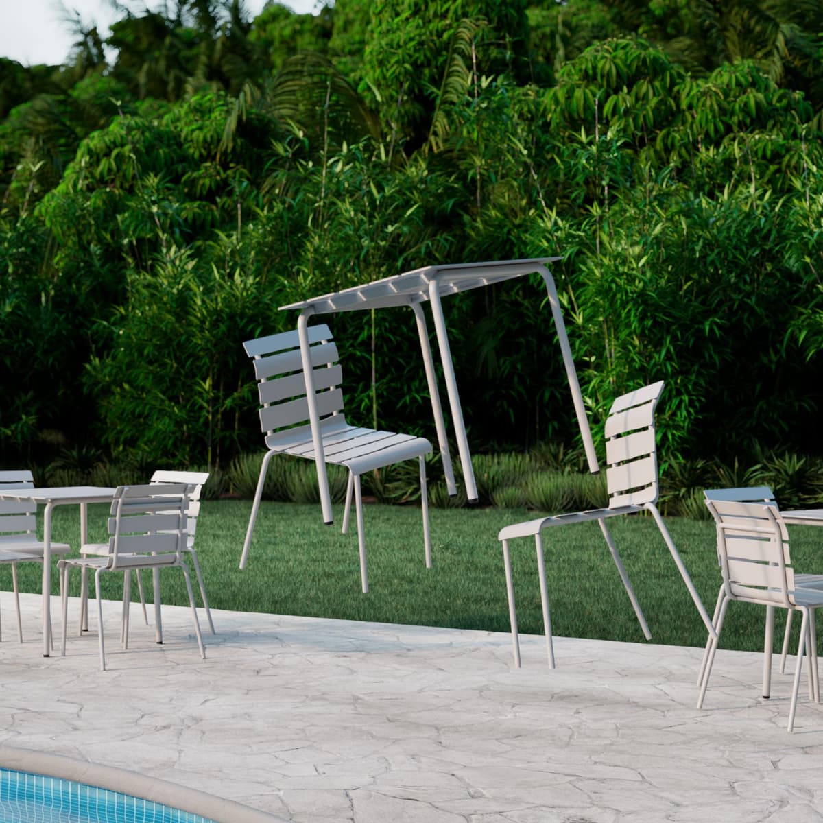 Valerie Objects Aligned Tuintafel 70x70 Black thumbnail 2