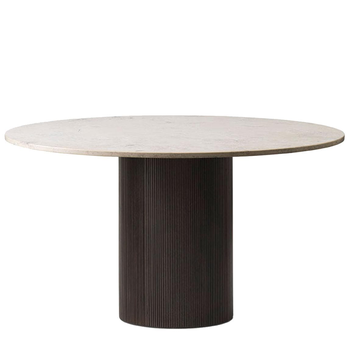 VIPP Vipp494 Cabin EettafelØ130 Jura Marble Dark Oak