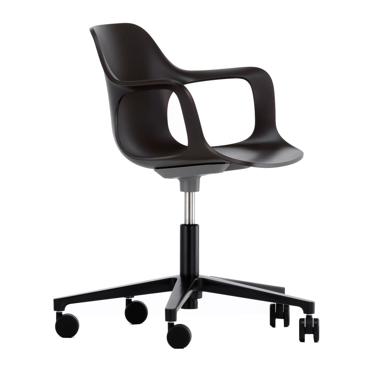 Vitra Hal Armchair Studio Bureaustoel Zwart