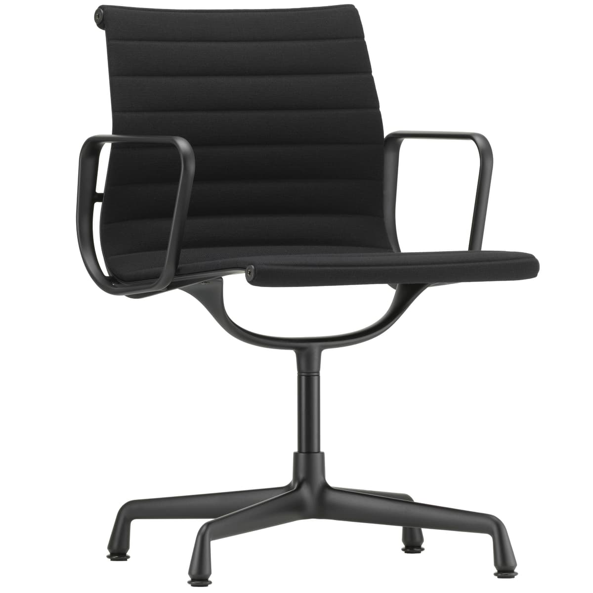 Vitra Aluminium Chair EA 104 Bureaustoel Zwart Onderstel Hopsak 66