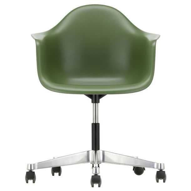 Vitra Eames PACC Stoel Draaibaar Met Wielen Forest