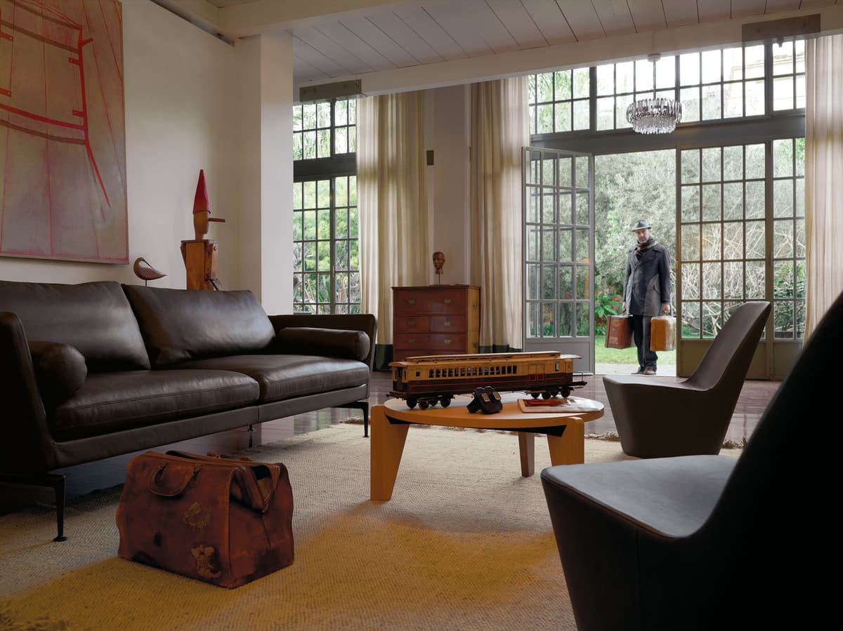 Vitra Guéridon Bas Salontafel 79,8 Donker Eiken thumbnail 2