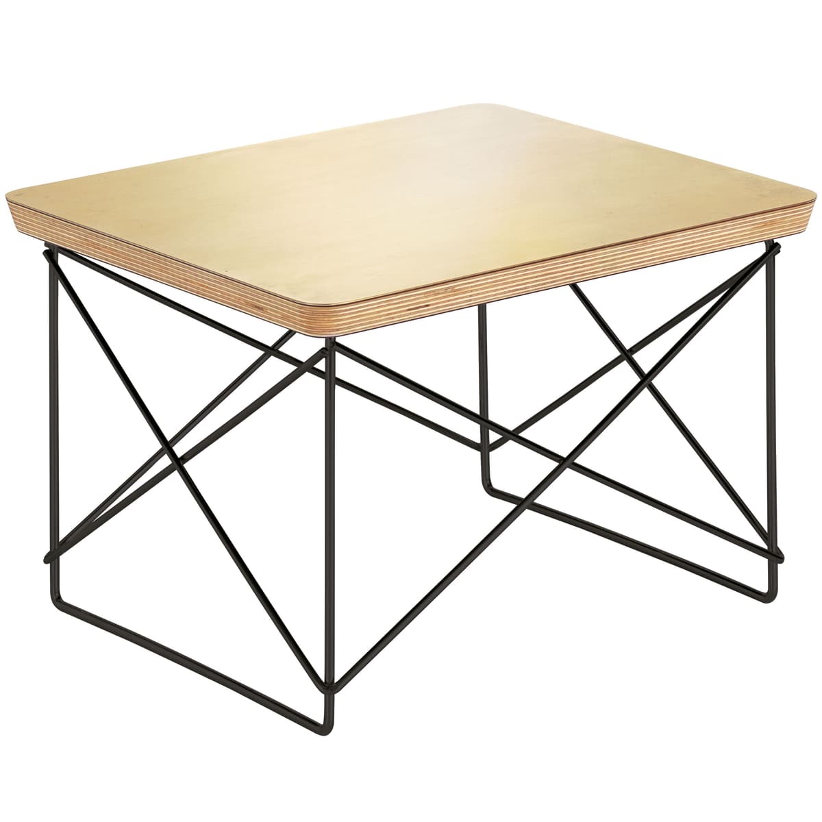 Vitra LTR Salontafel 39x34 Black Bladgoud