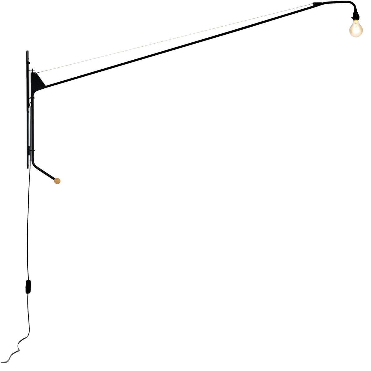 Vitra Potence Wandlamp Deep Black