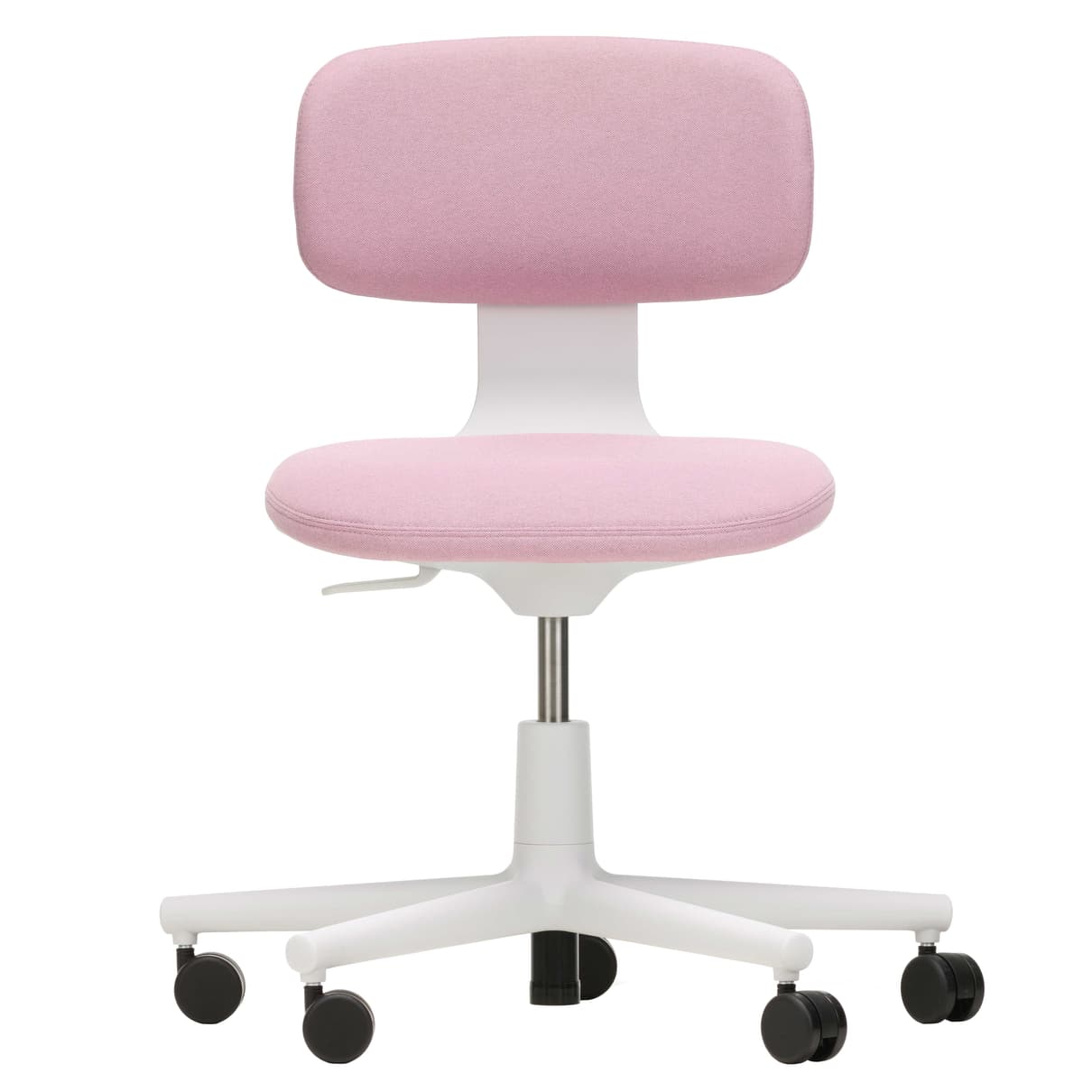 Vitra Rookie Bureaustoel Low Pink/Sierragrey Grijs Onderstel