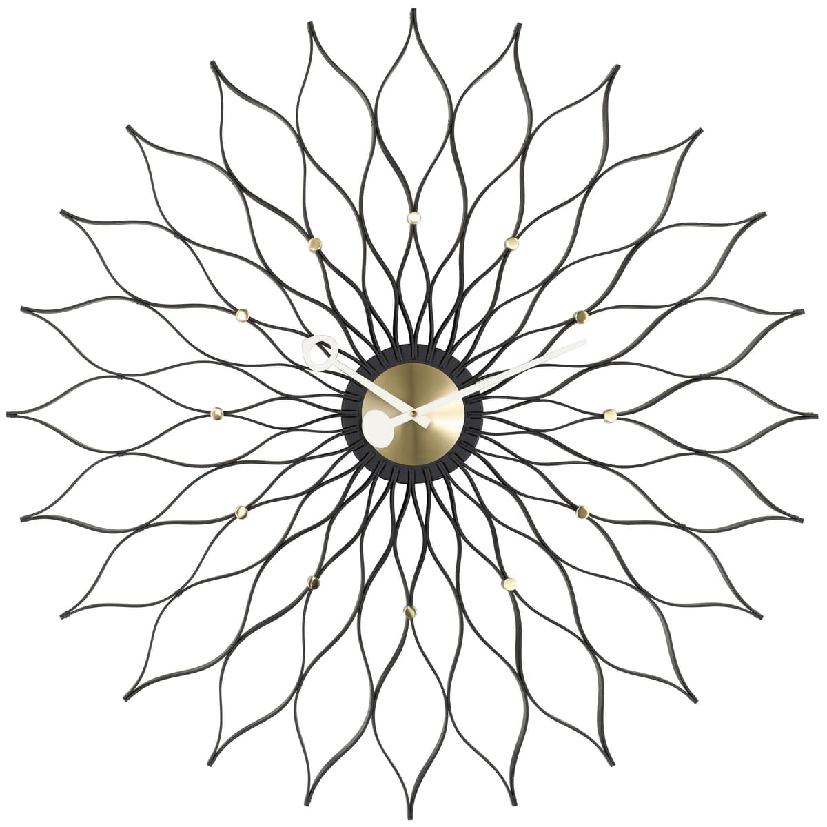 Vitra Sunflower Klok Black CollectionØ75