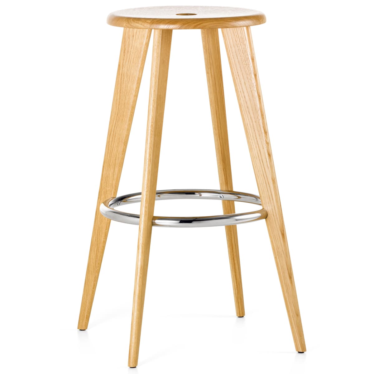 Vitra Tabouret Haut Barkruk Eiken Naturel