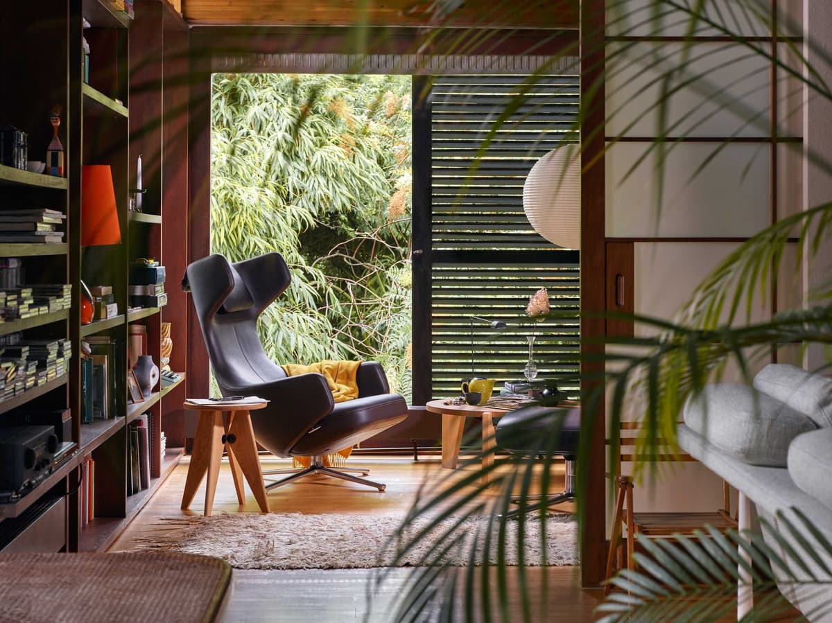 Vitra Tabouret Solvay Kruk Massief Donker Eiken thumbnail 3