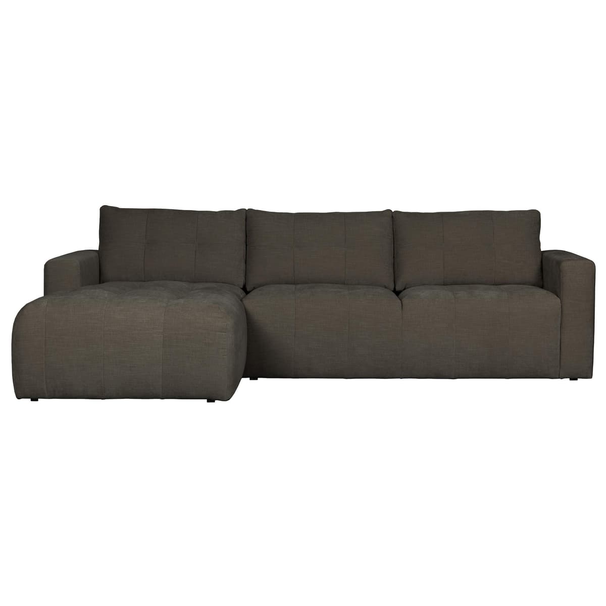 Vtwonen Bar 3-zits Bank Met Chaise Longue Links Antraciet