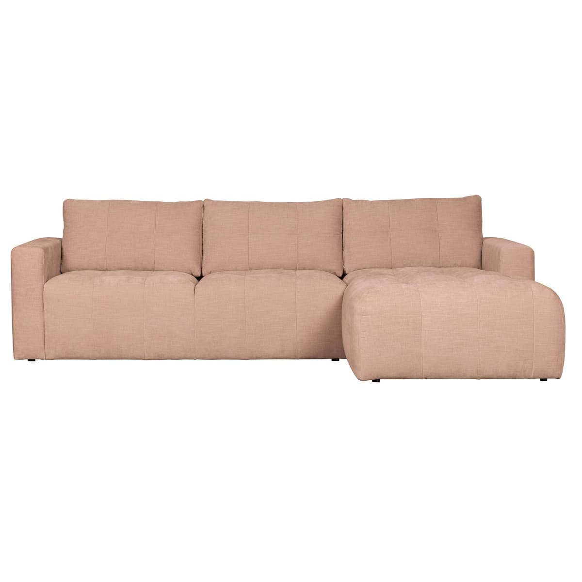 Vtwonen Bar 3-zits Bank Met Chaise Longue Rechts Roze