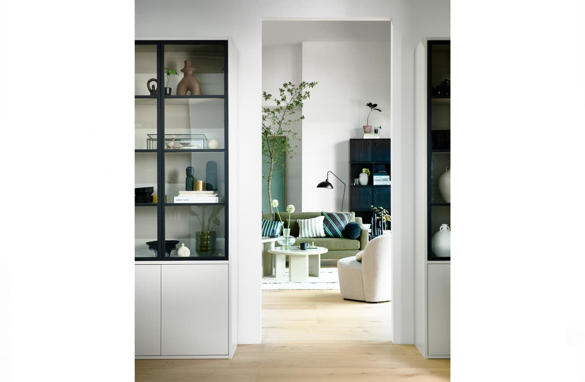 Vtwonen Basic Vitrinekast 4-deurs Mist thumbnail 2