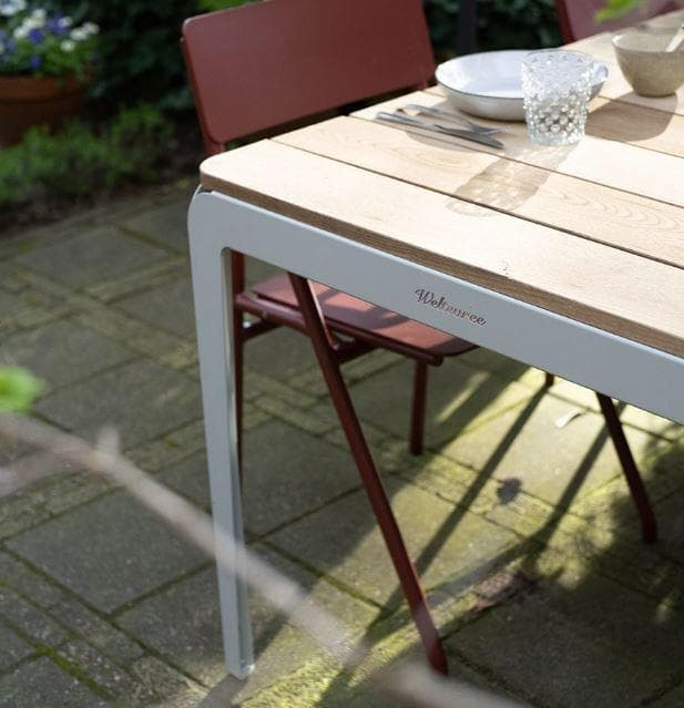 Weltevree Bended Tuintafel 220x90 Bamboo Grey Blue thumbnail 3