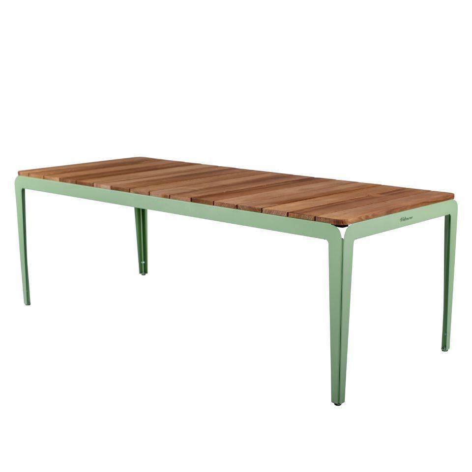 Weltevree Bended Tuintafel 220x90 Bamboo Pale Green