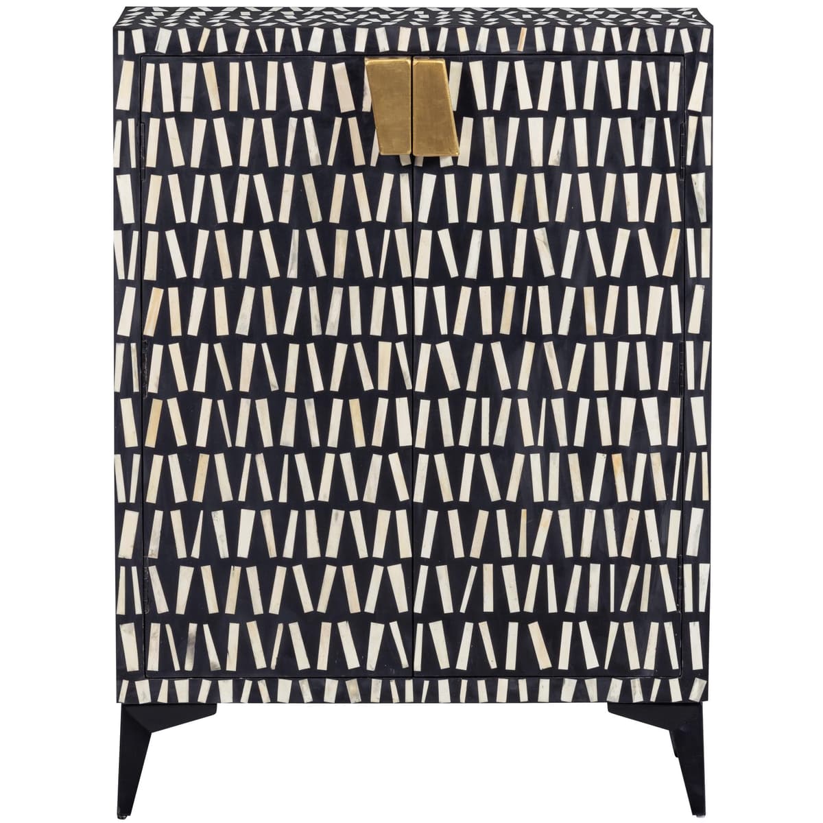 WOOOD Menne Opbergkast Zwart/wit