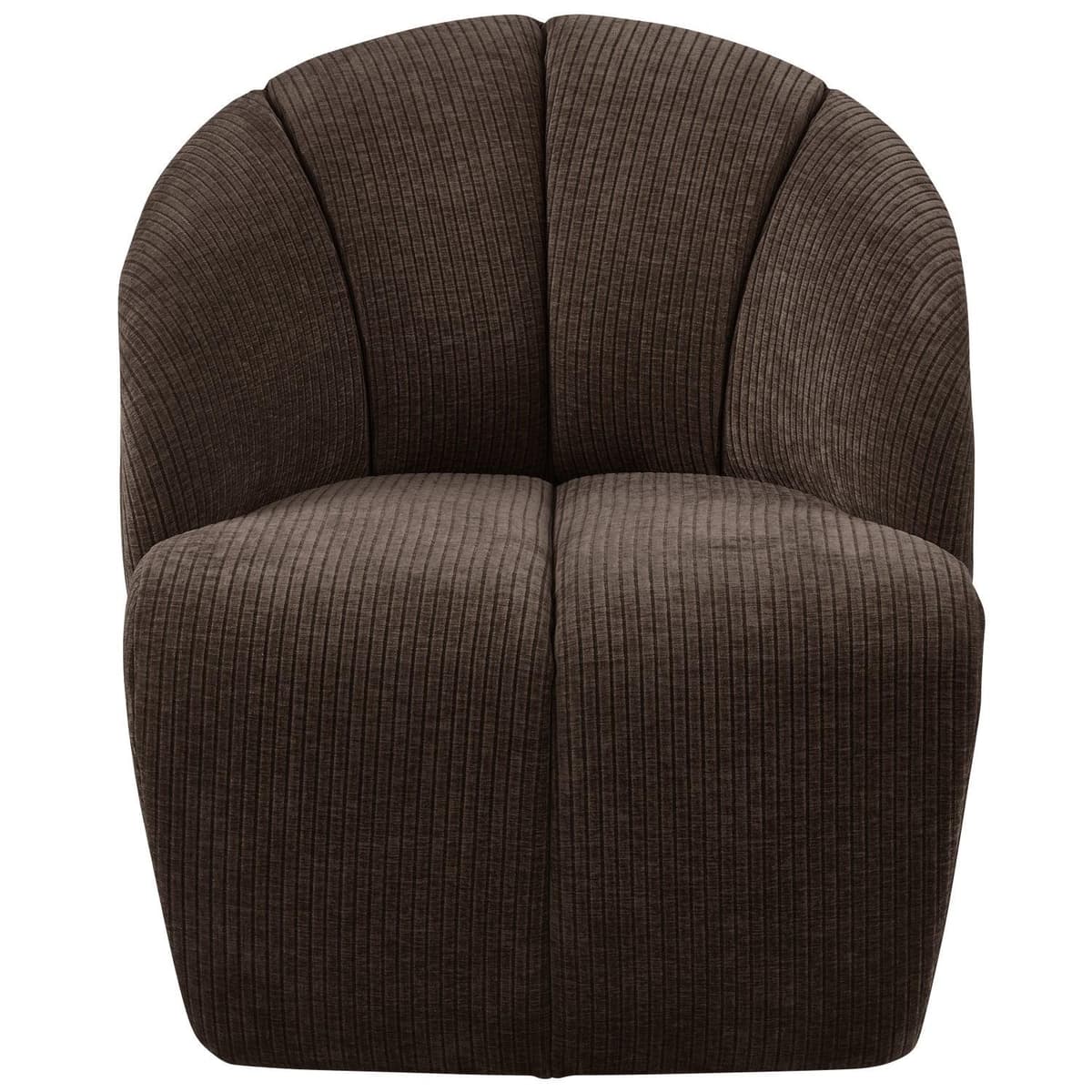 WOOOD Mojo Draaifauteuil Geweven Bruin