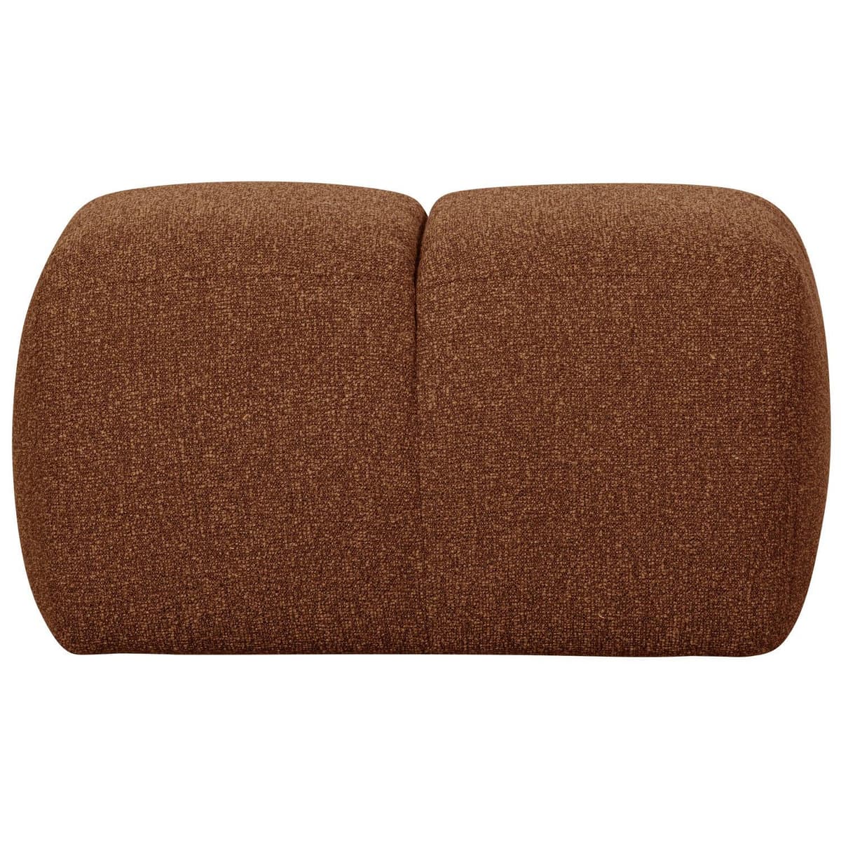 WOOOD Mojo Hocker Bouclé Roestbruin