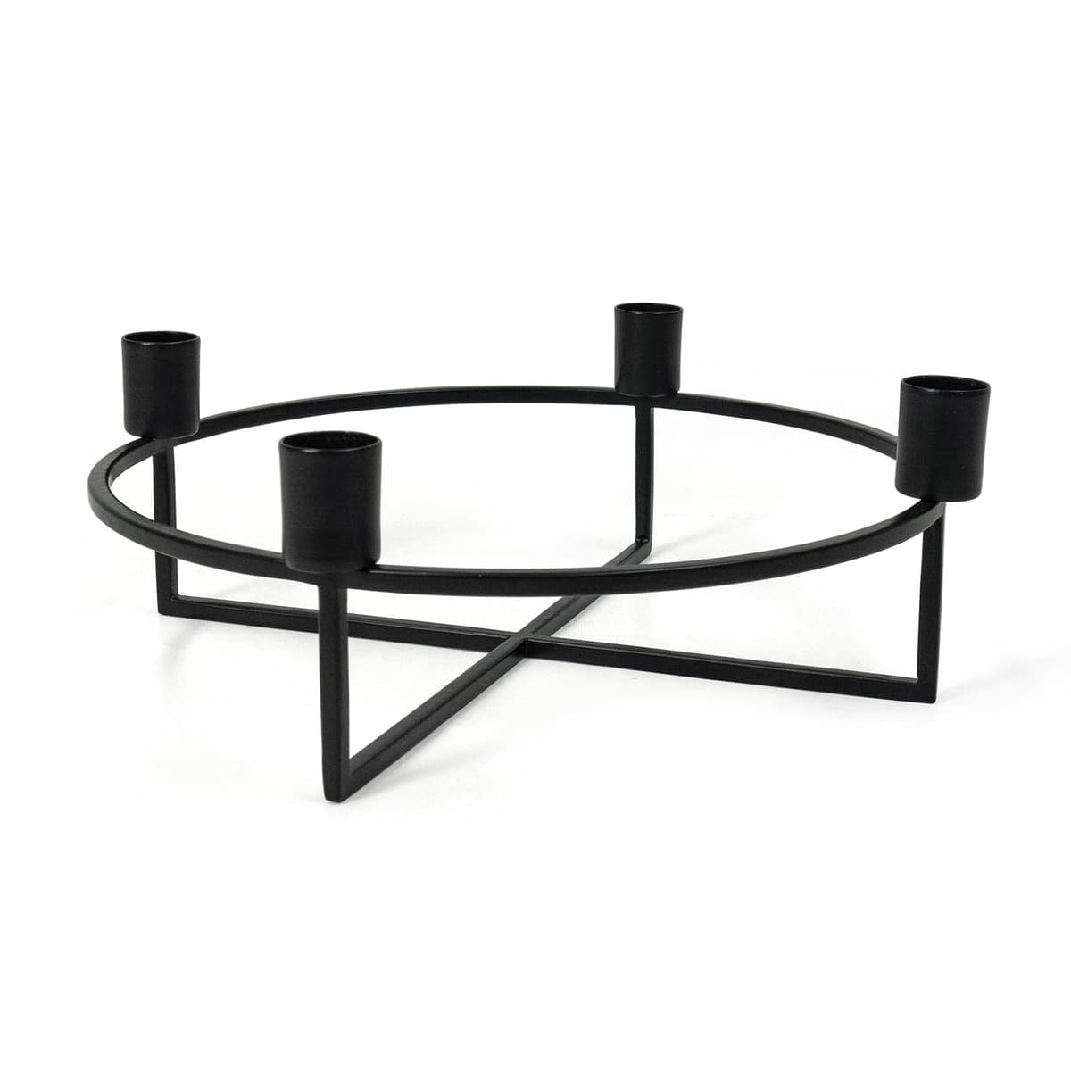 HANA 4flames KandelaarØ28 Zwart