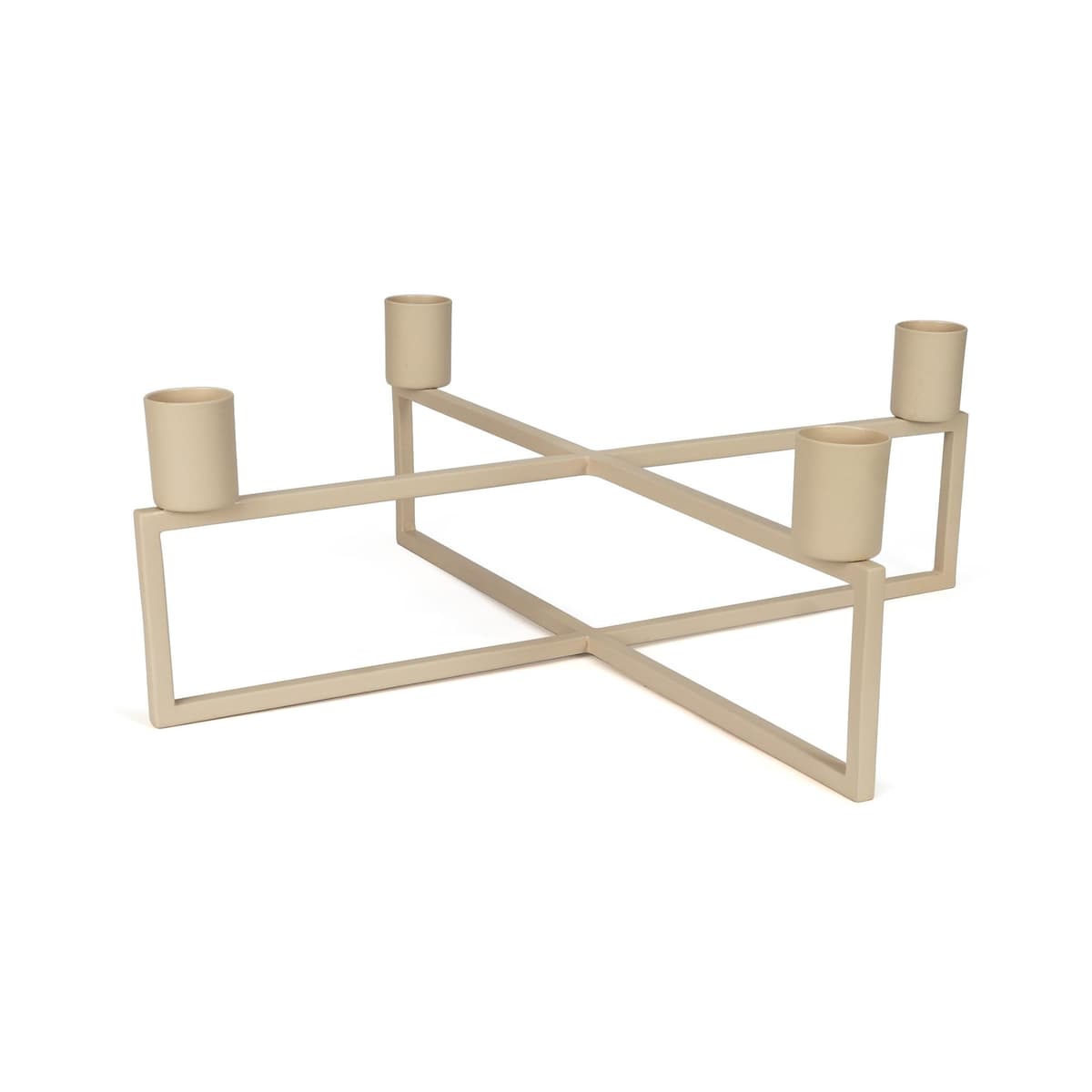 HANA 4flames Kandelaar Vierkant Blush